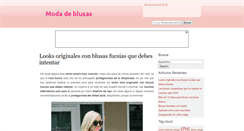 Desktop Screenshot of modablusas.com